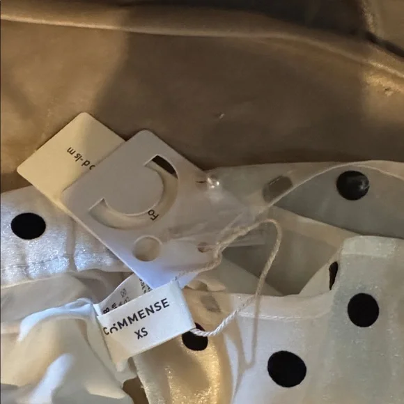 Commense Polka Dot Blouse - Black and White - Picture 5 of 6